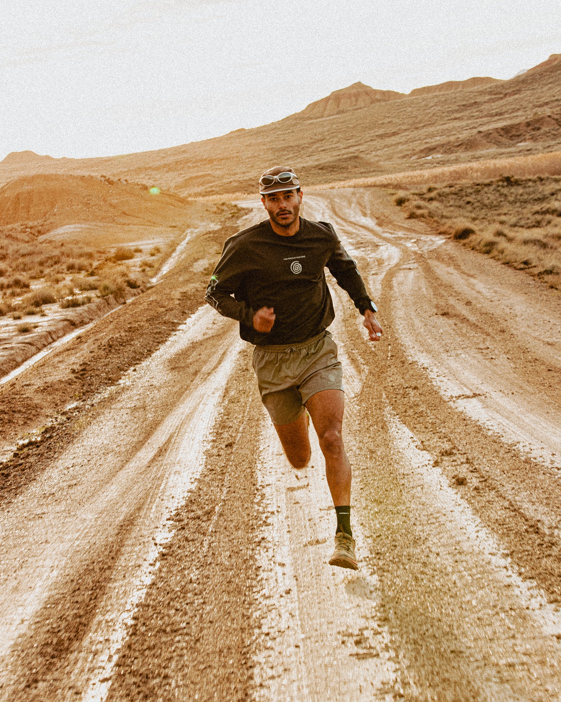 Space Trail Shorts - Sage