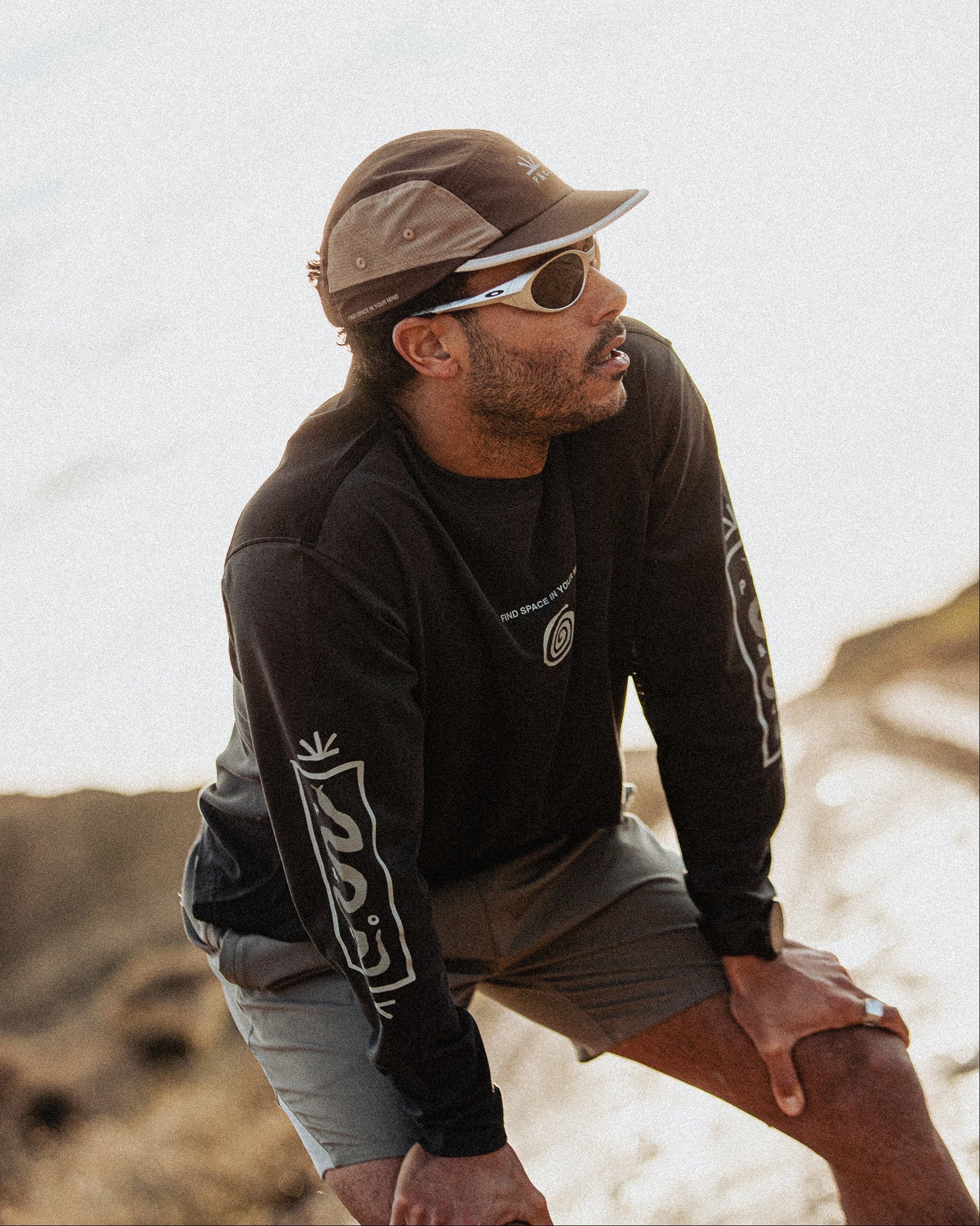 Find Space Trail Longsleeve - Charcoal