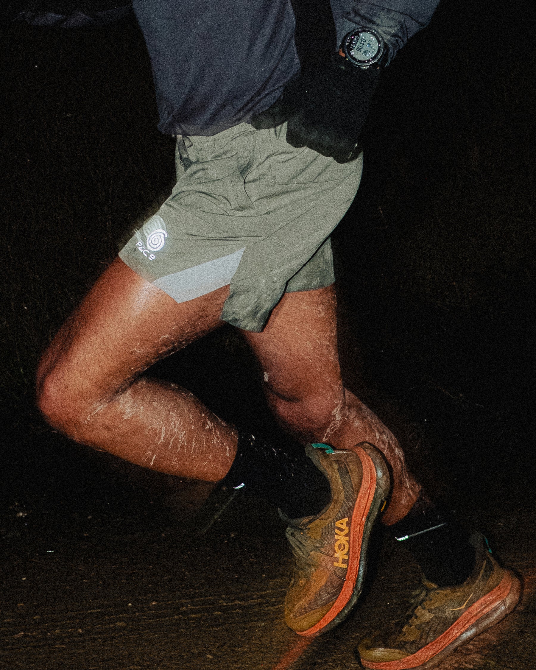 Space Trail Shorts - Sage