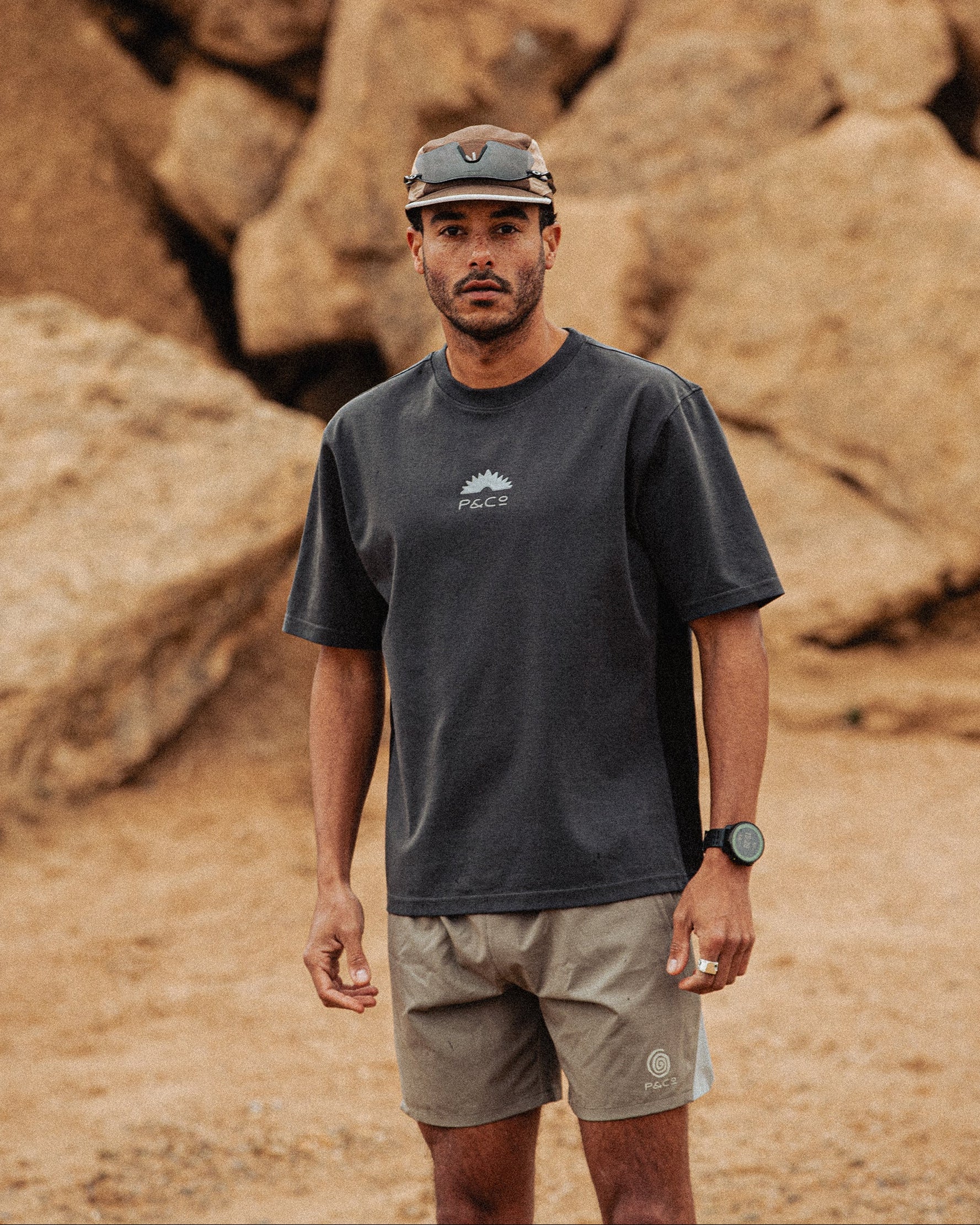 Worship The Sun Trail T-Shirt - Charcoal