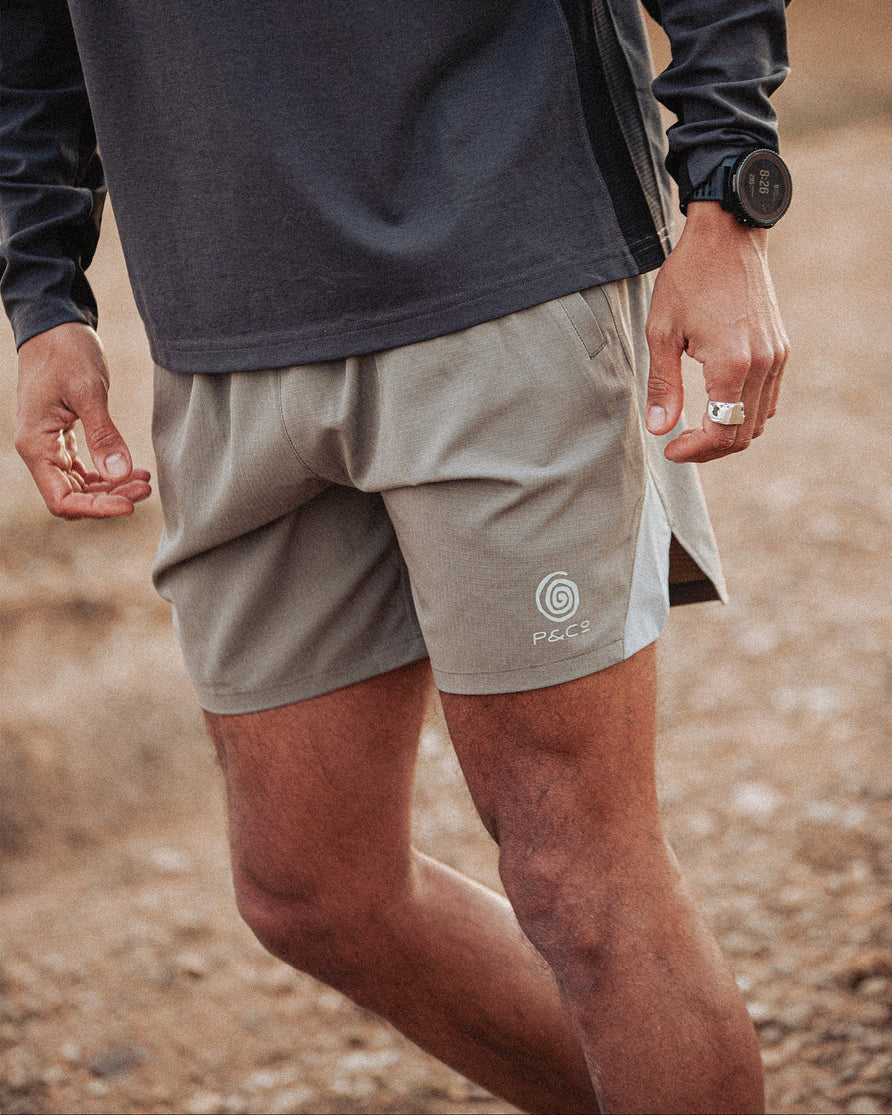 Space Trail Shorts - Sage