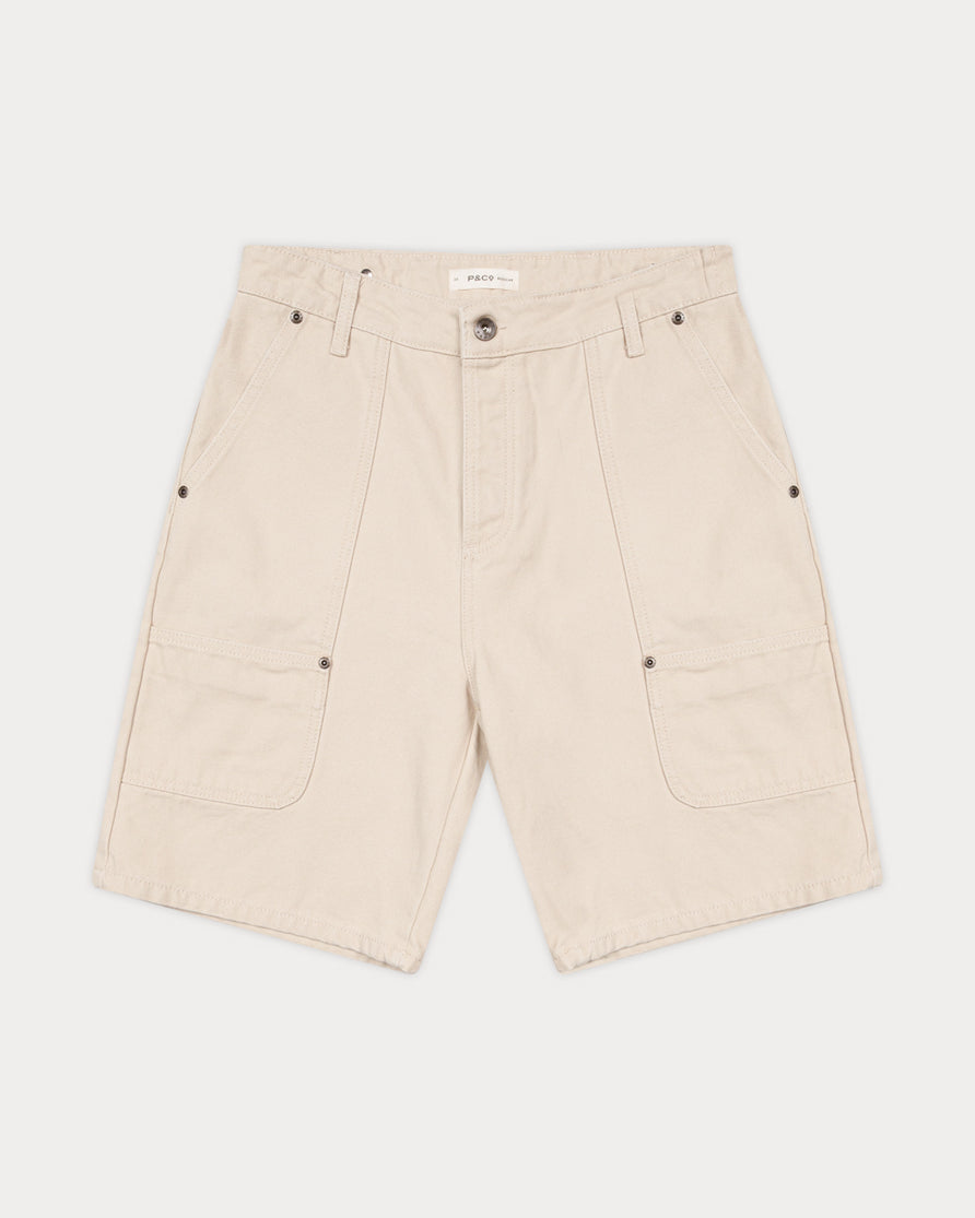 Albion Carpenter Shorts - Bone