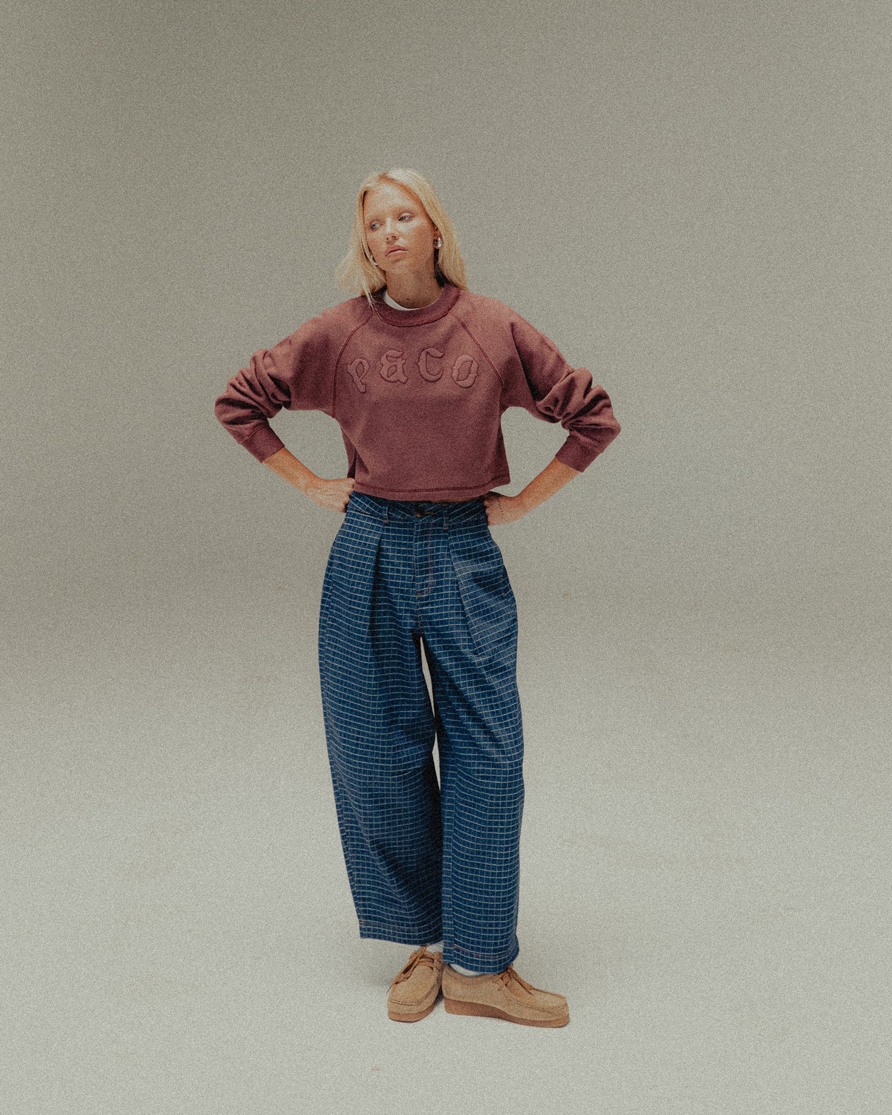 P&Co Raglan Longsleeve - Aubergine