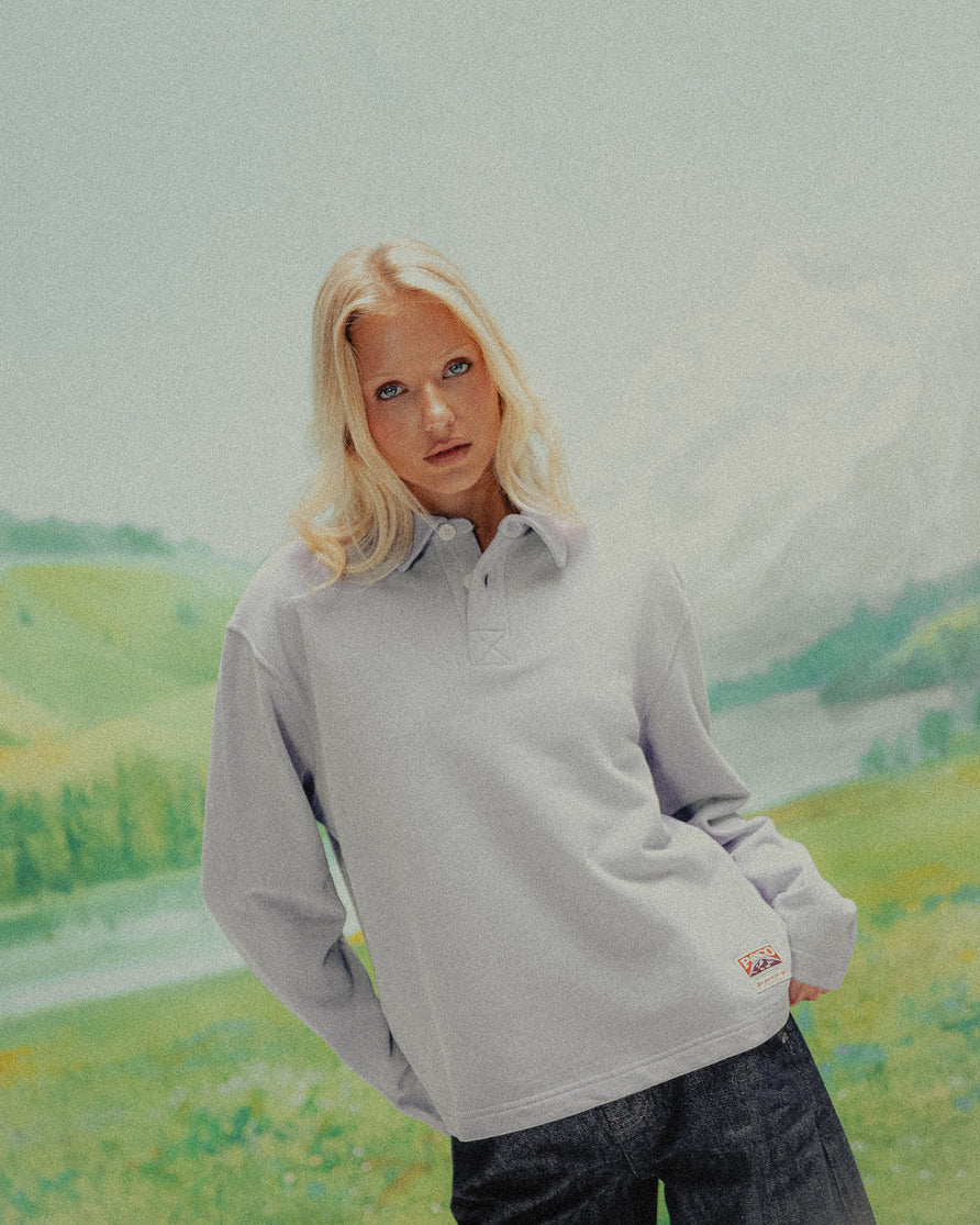 Emmett 1/4 Polo - Lavender