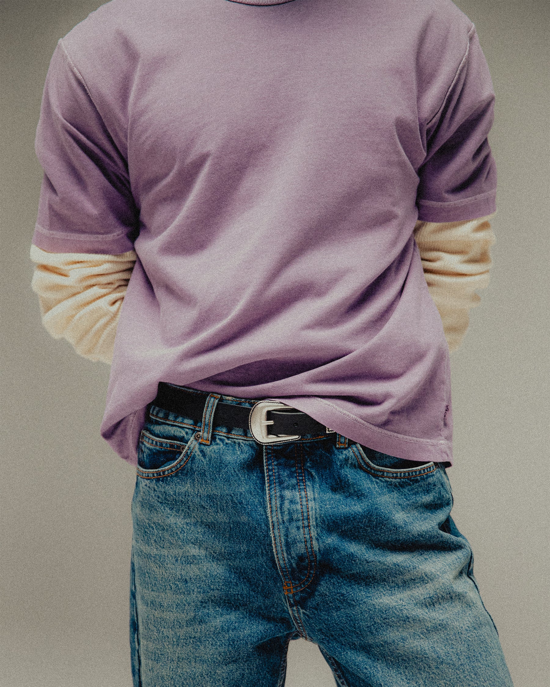 Essential Boxy T-Shirt - Plum Purple