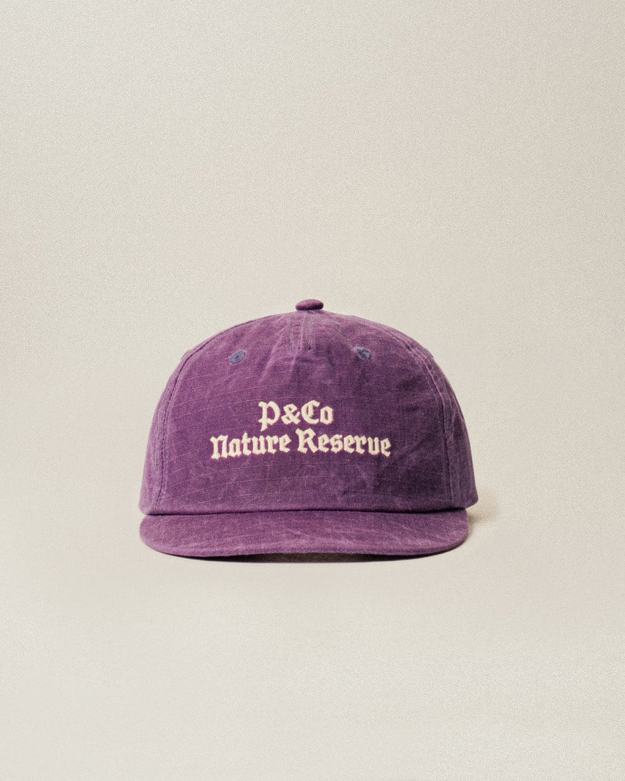 Nature Reserve Ripstop 5 Panel Cap - Purple