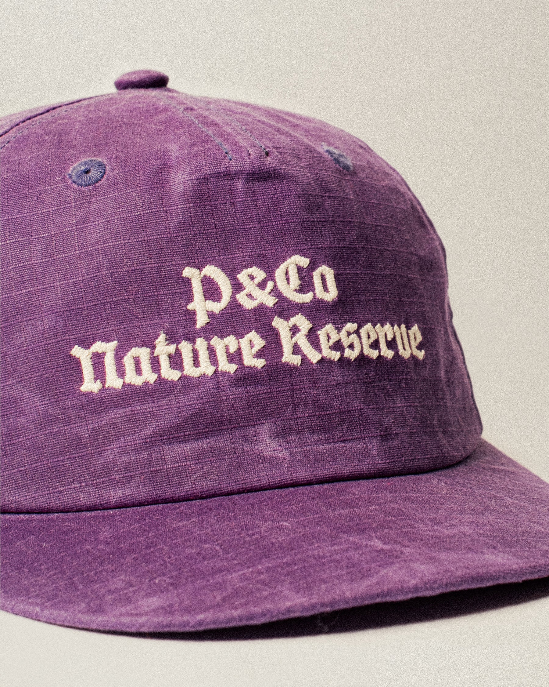 Nature Reserve Ripstop 5 Panel Cap - Purple
