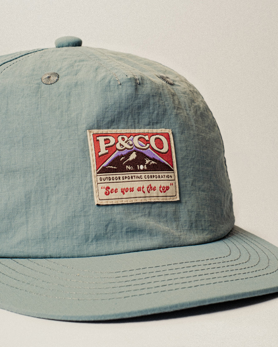 Outdoor Corp. Ripstop 5 Panel Cap - Teal 