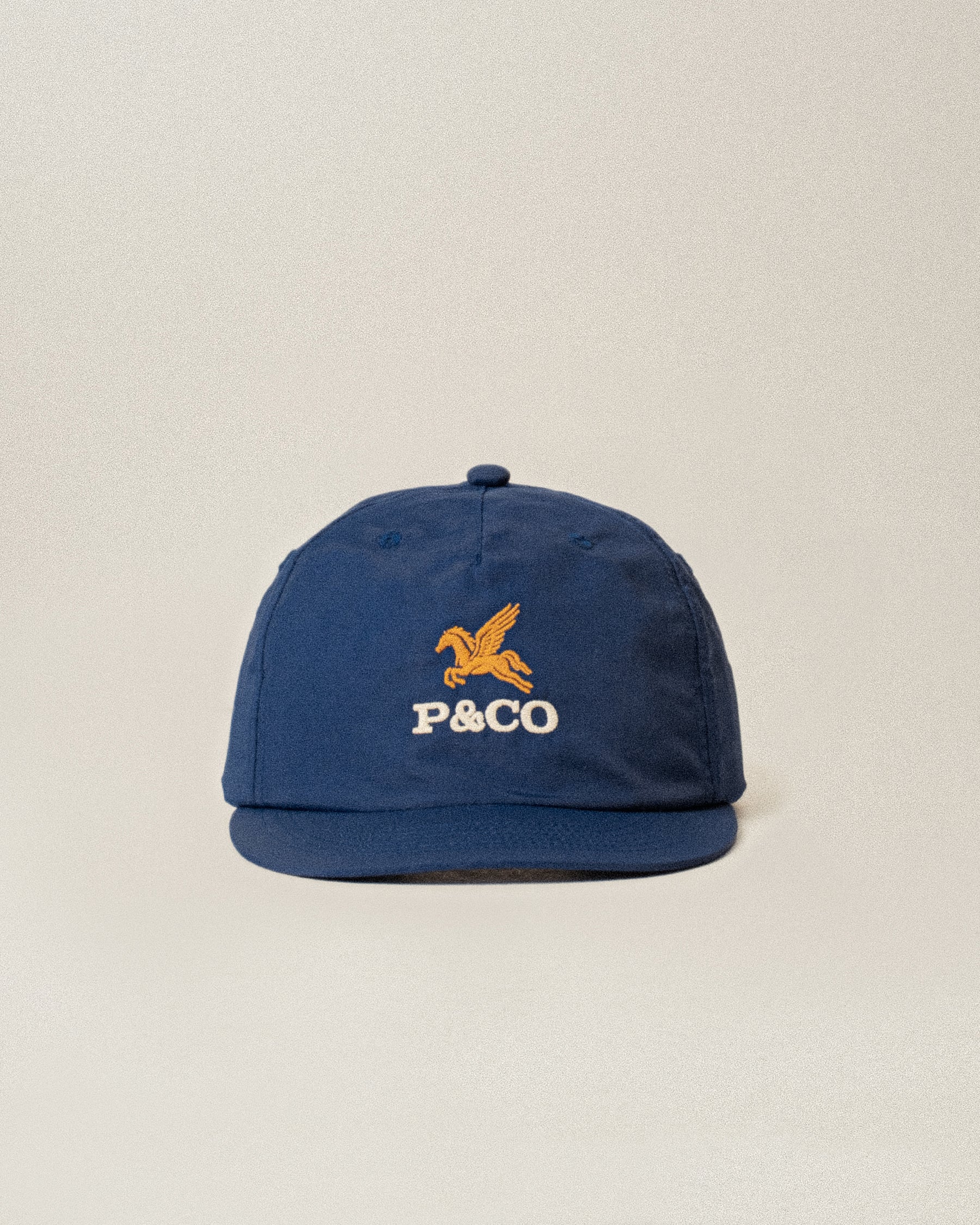 Pegasus Nylon 5 Panel Cap - Navy