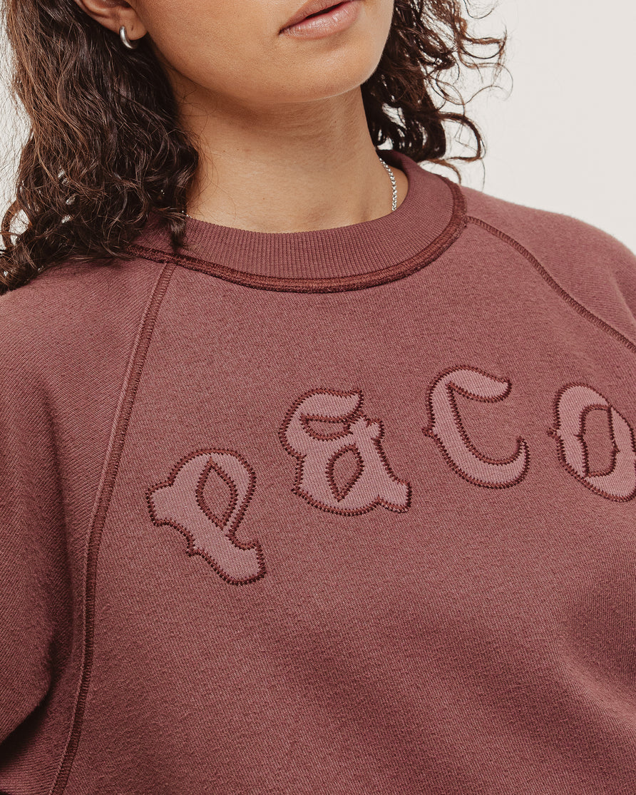 P&Co Raglan Longsleeve - Aubergine