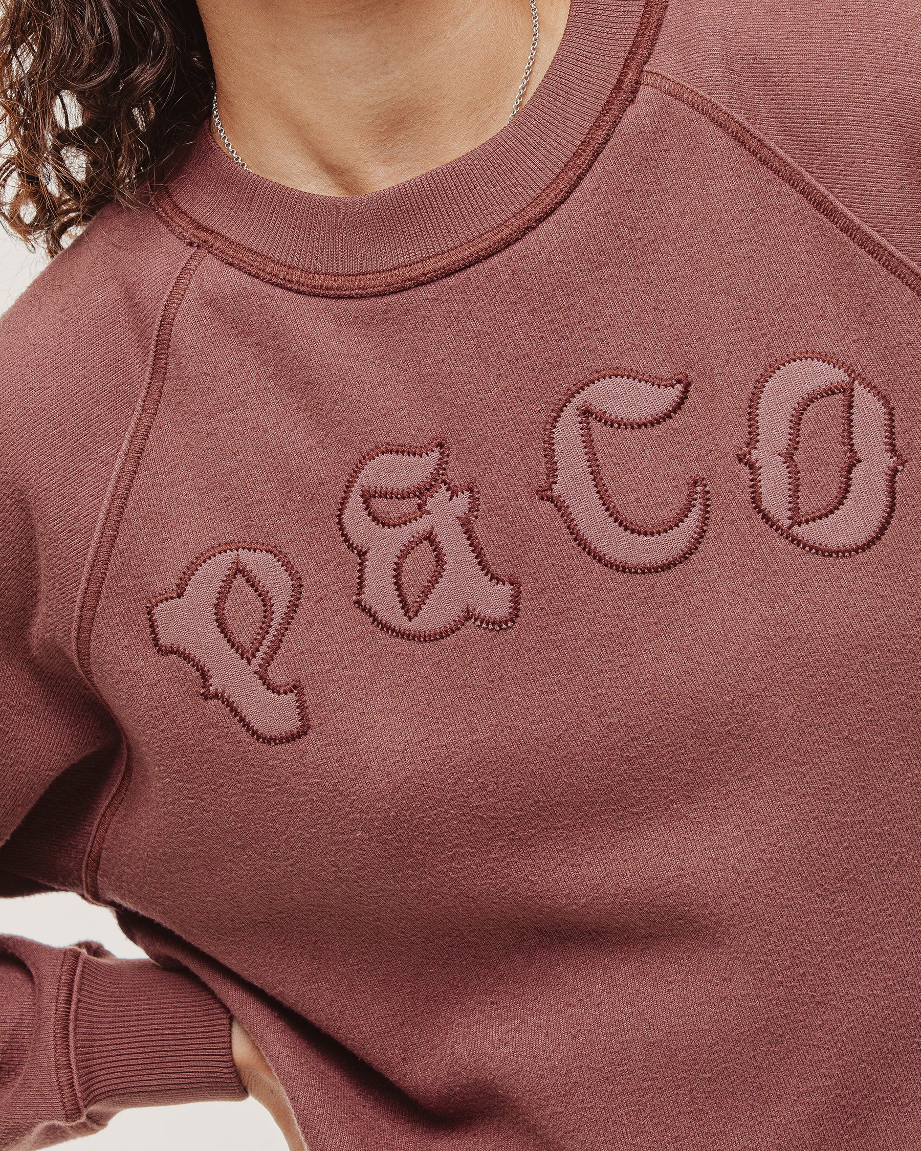 P&Co Raglan Longsleeve - Aubergine