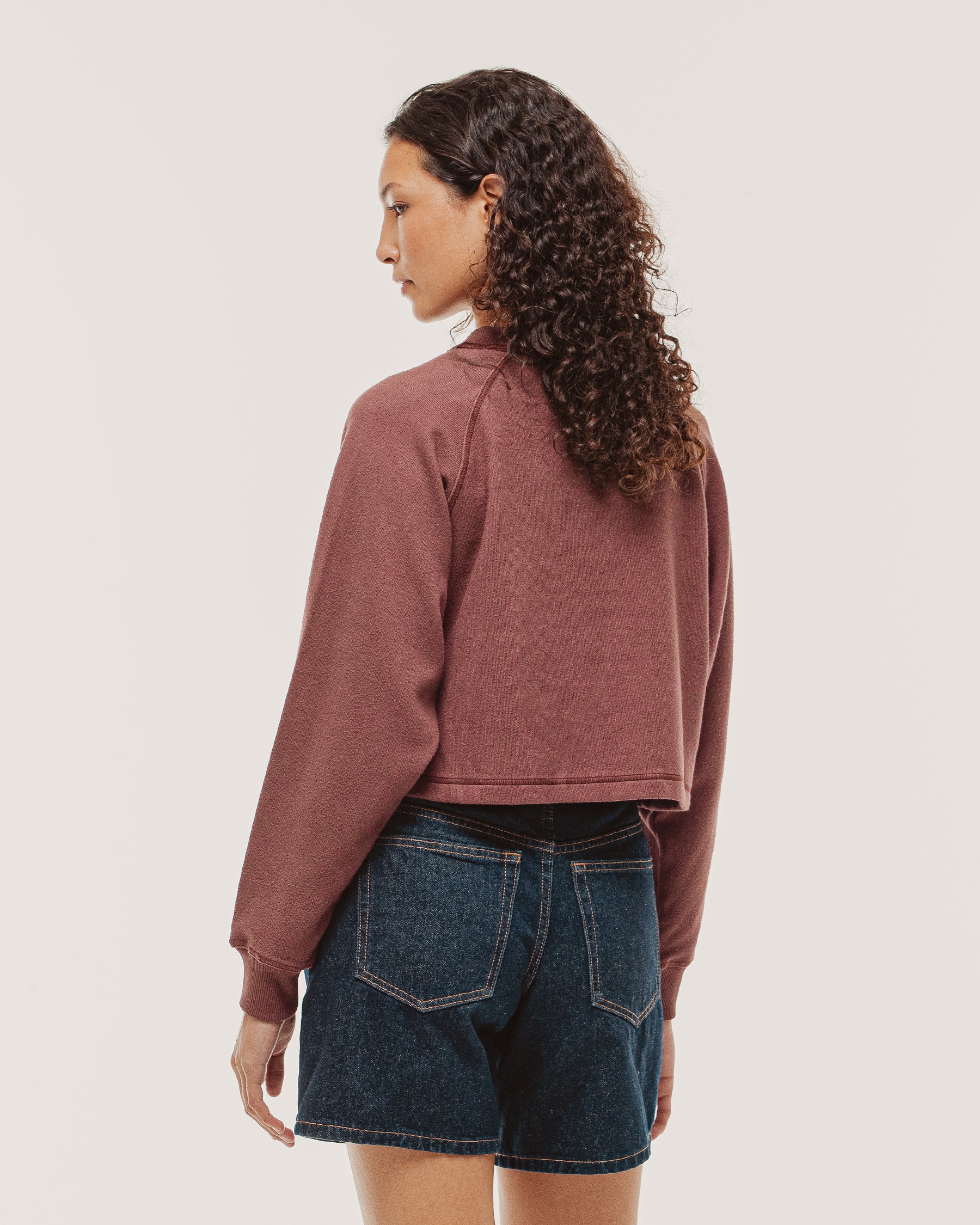 P&Co Raglan Longsleeve - Aubergine