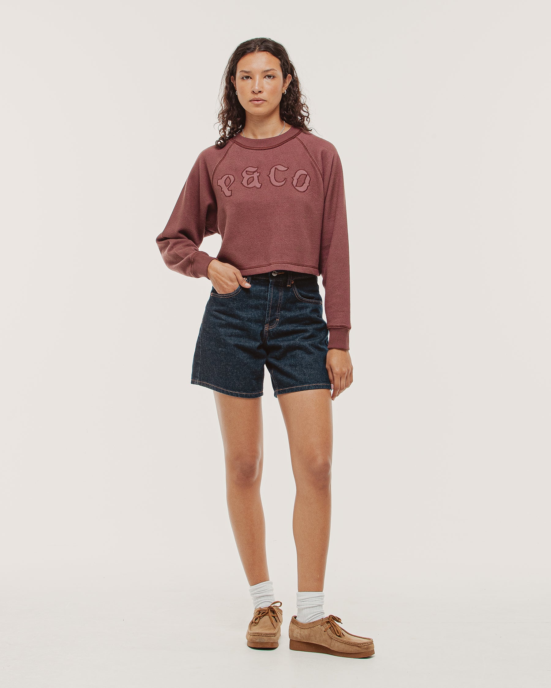 P&Co Raglan Longsleeve - Aubergine