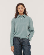 Emmett 1/4 Polo - Teal