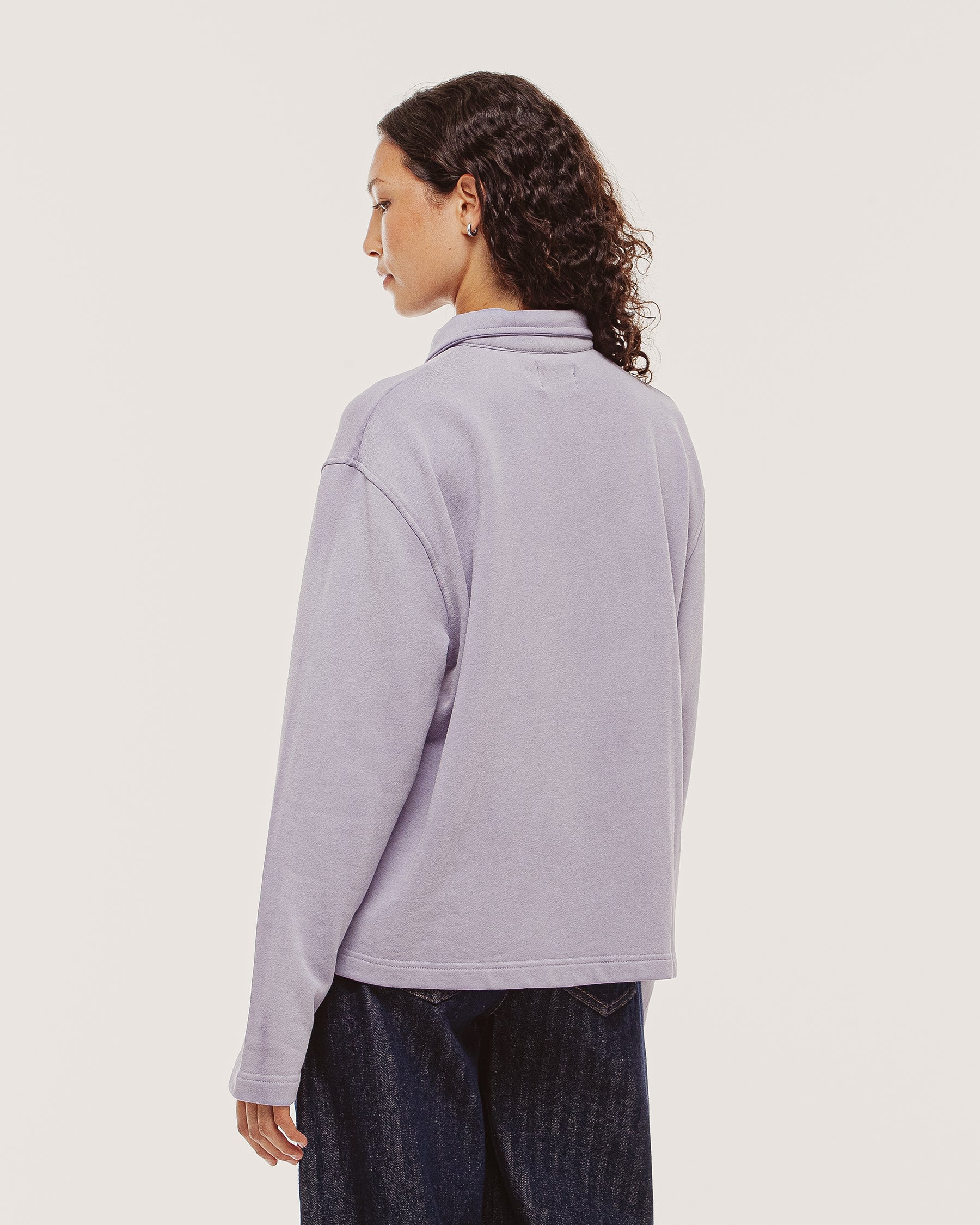 Emmett 1/4 Polo - Lavender