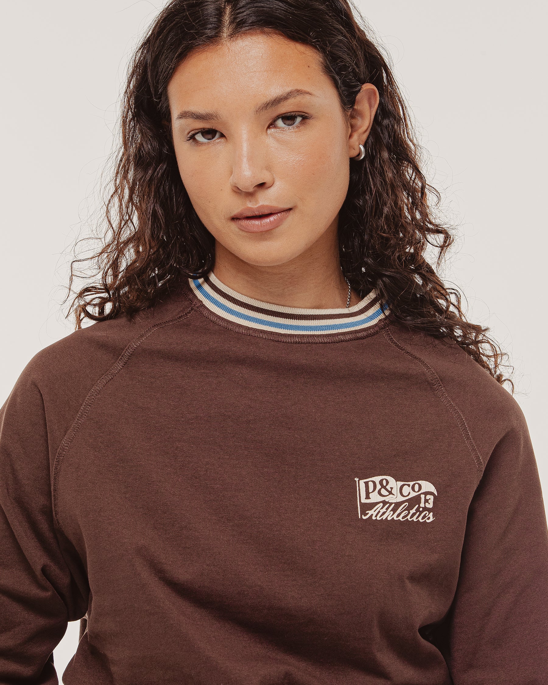 Tricot Ribbed Longsleeve - Brown