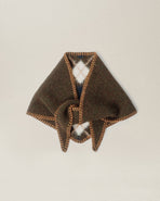 Mia Argyle Triangle Scarf - Olive