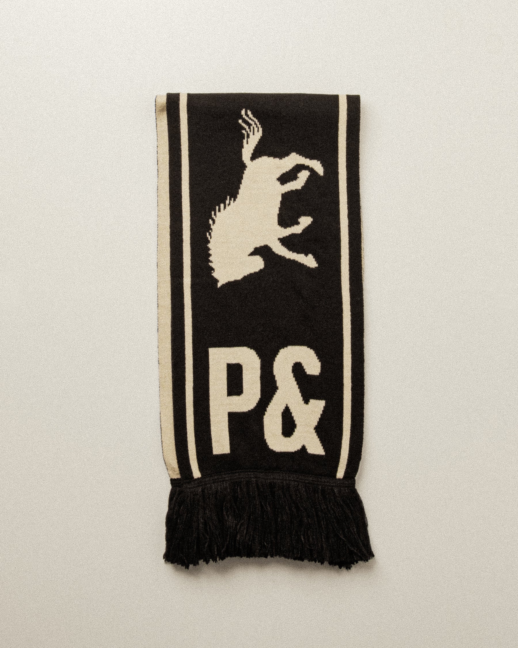 Bronco Scarf - Black & White