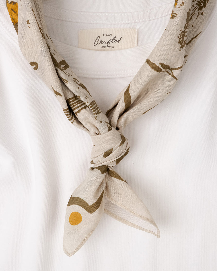 Lost Under The Sun Bandana - Bone