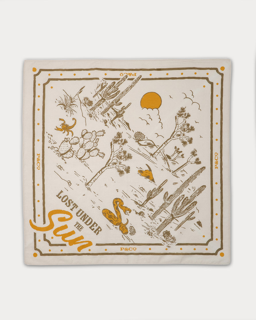 Lost Under The Sun Bandana - Bone