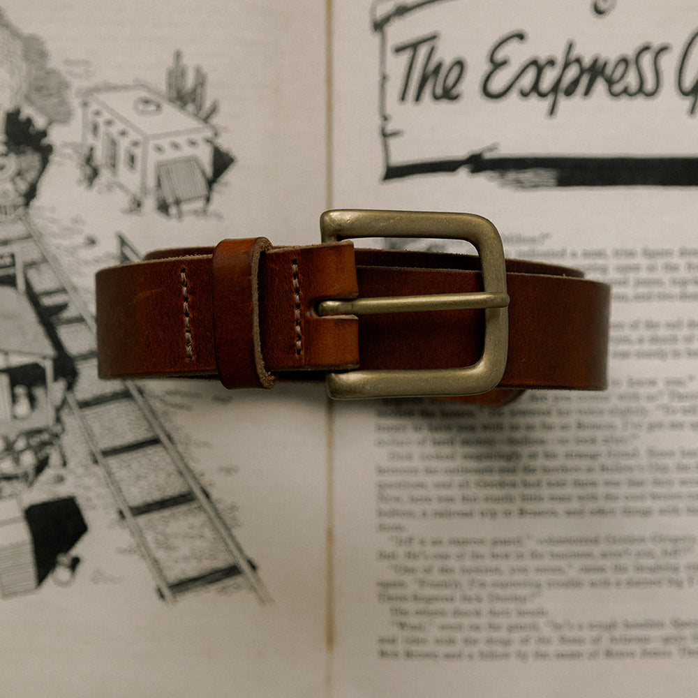 Type 01. Leather Belt - Rust Brown | Leather Goods & P&Co - A Mindset ...