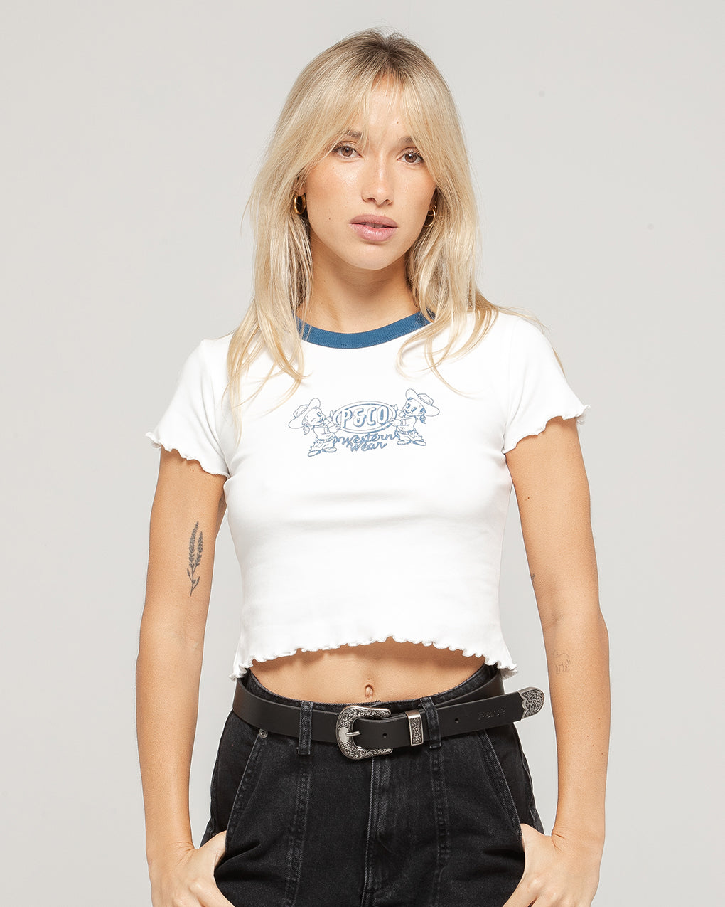 Western Wear Baby T-Shirt - Off White