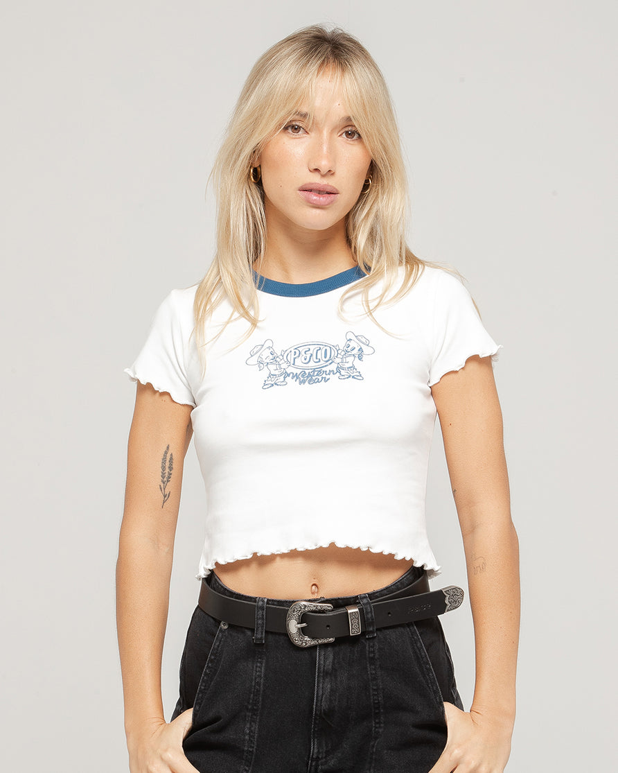 Western Wear Baby T-Shirt - Off White