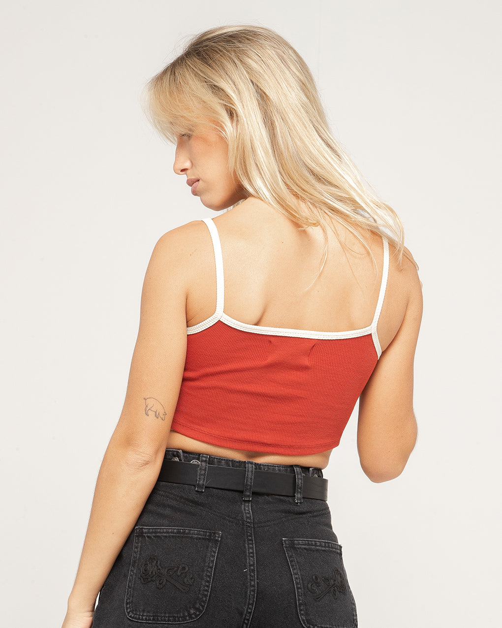 Western Wear Cami Top - Rust