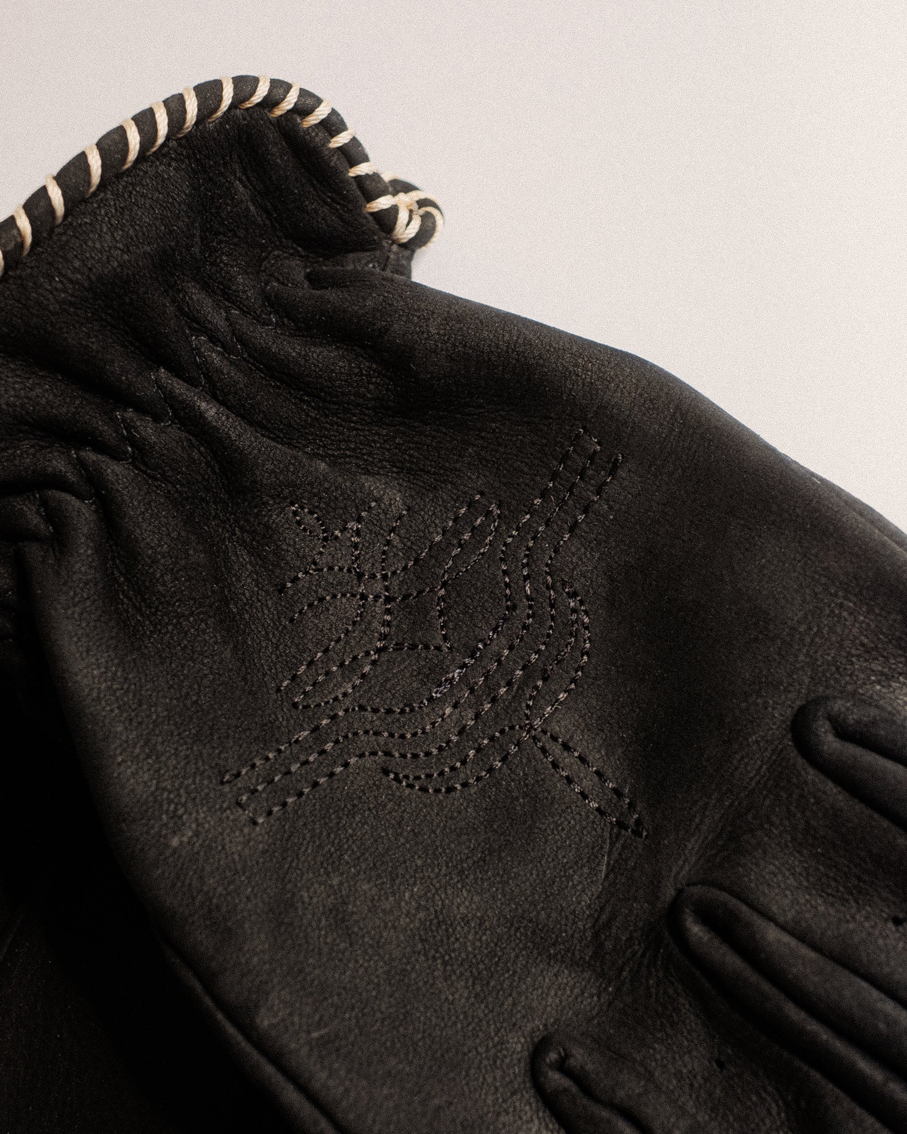 Austin Suede Riding Gloves - Black