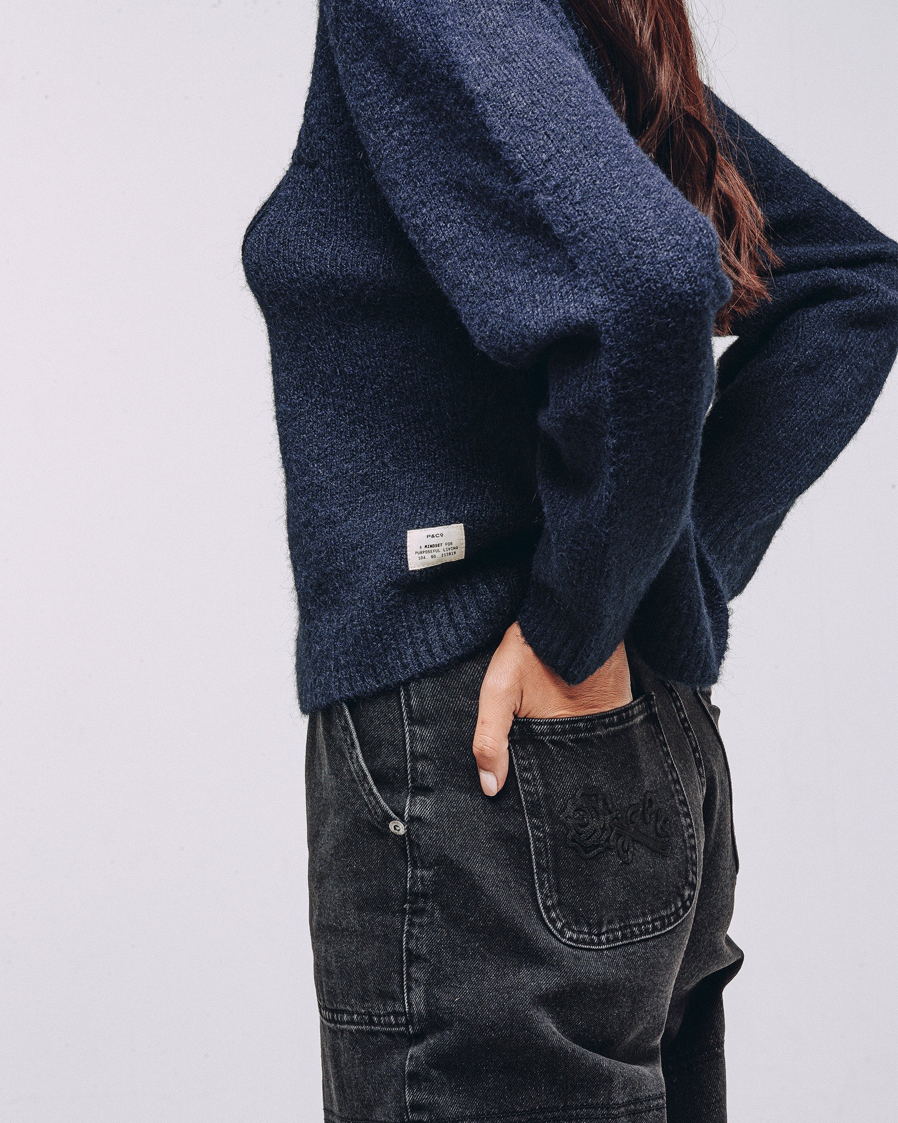 Eagle Lasso Knit - Navy