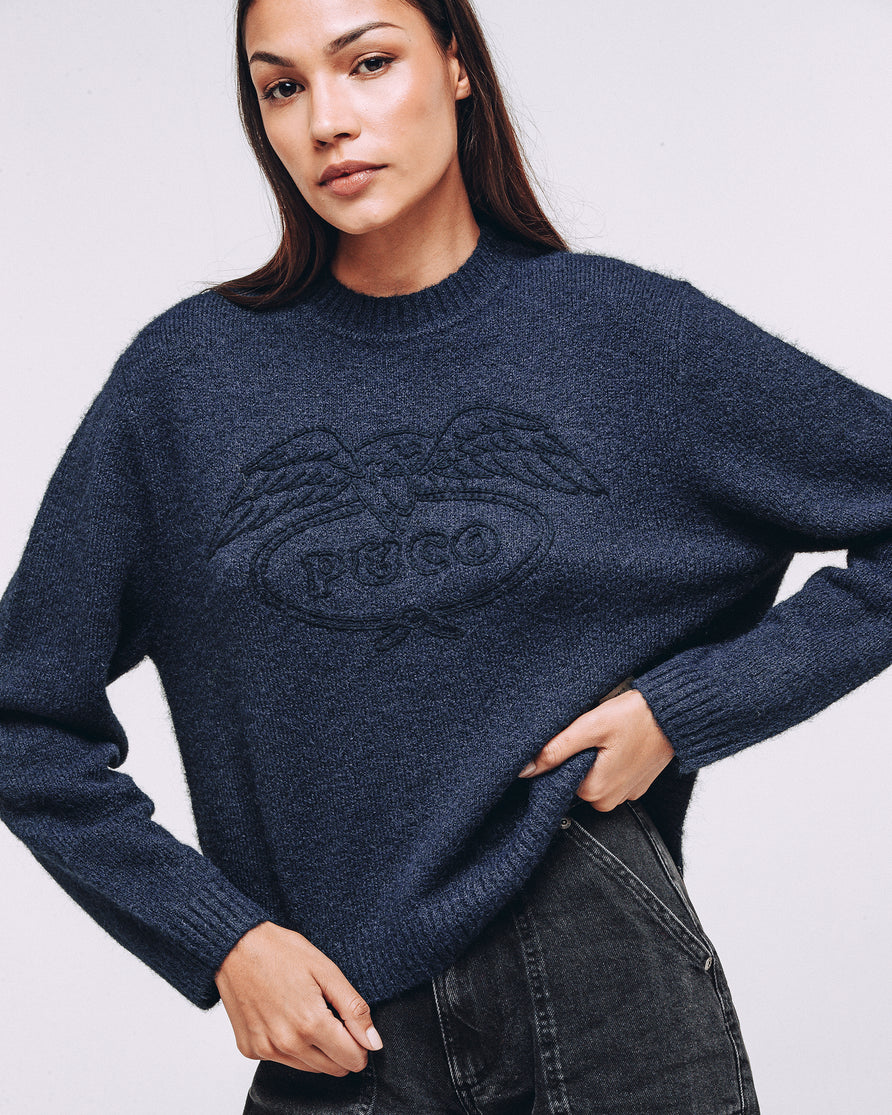 Eagle Lasso Knit - Navy