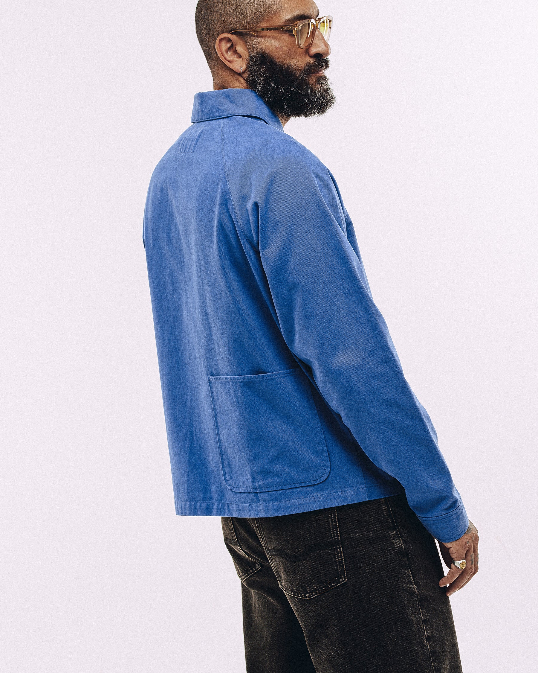 French Blue Vyse Chore Jacket | Men's Outerwear, Layering ‐ P&Co