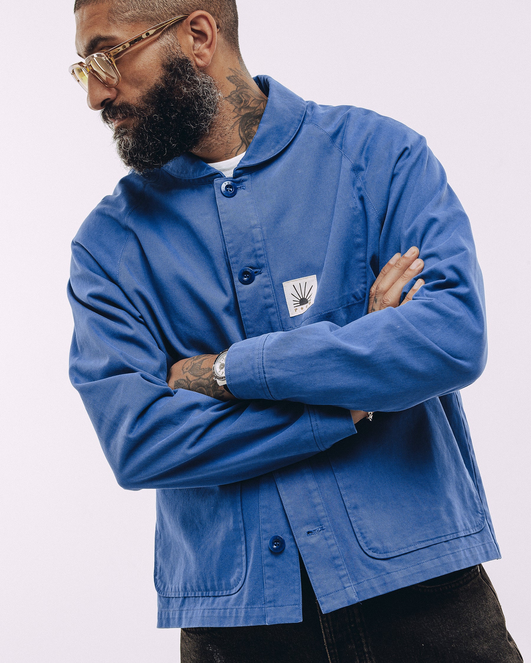 Vyse Chore Jacket - French Blue