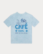 Café Cool T-Shirt - Vintage Blue