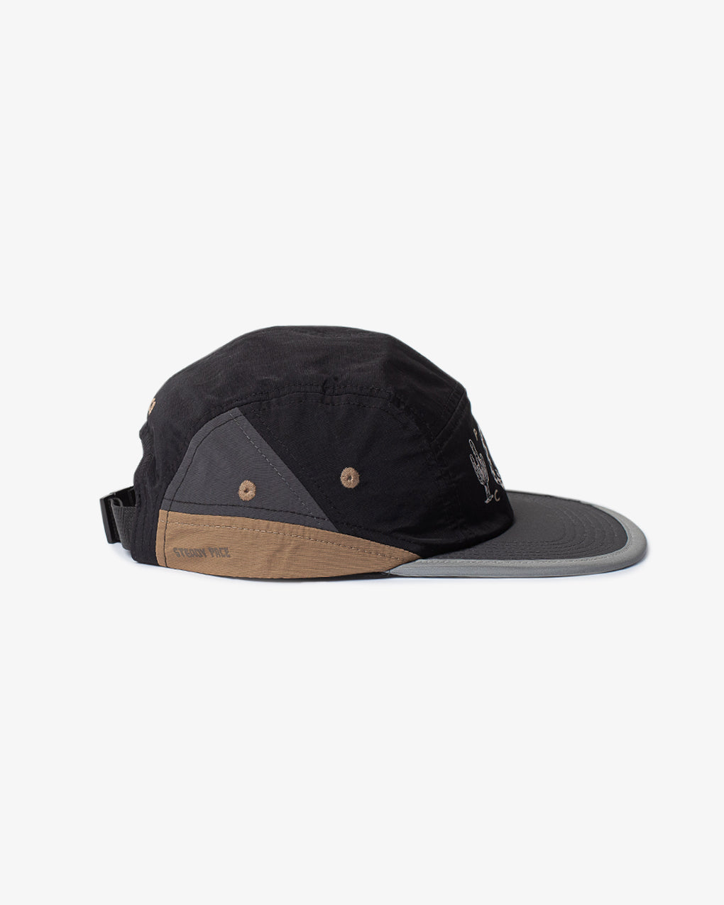 Steady Pace Trail Cap - Black & Tan