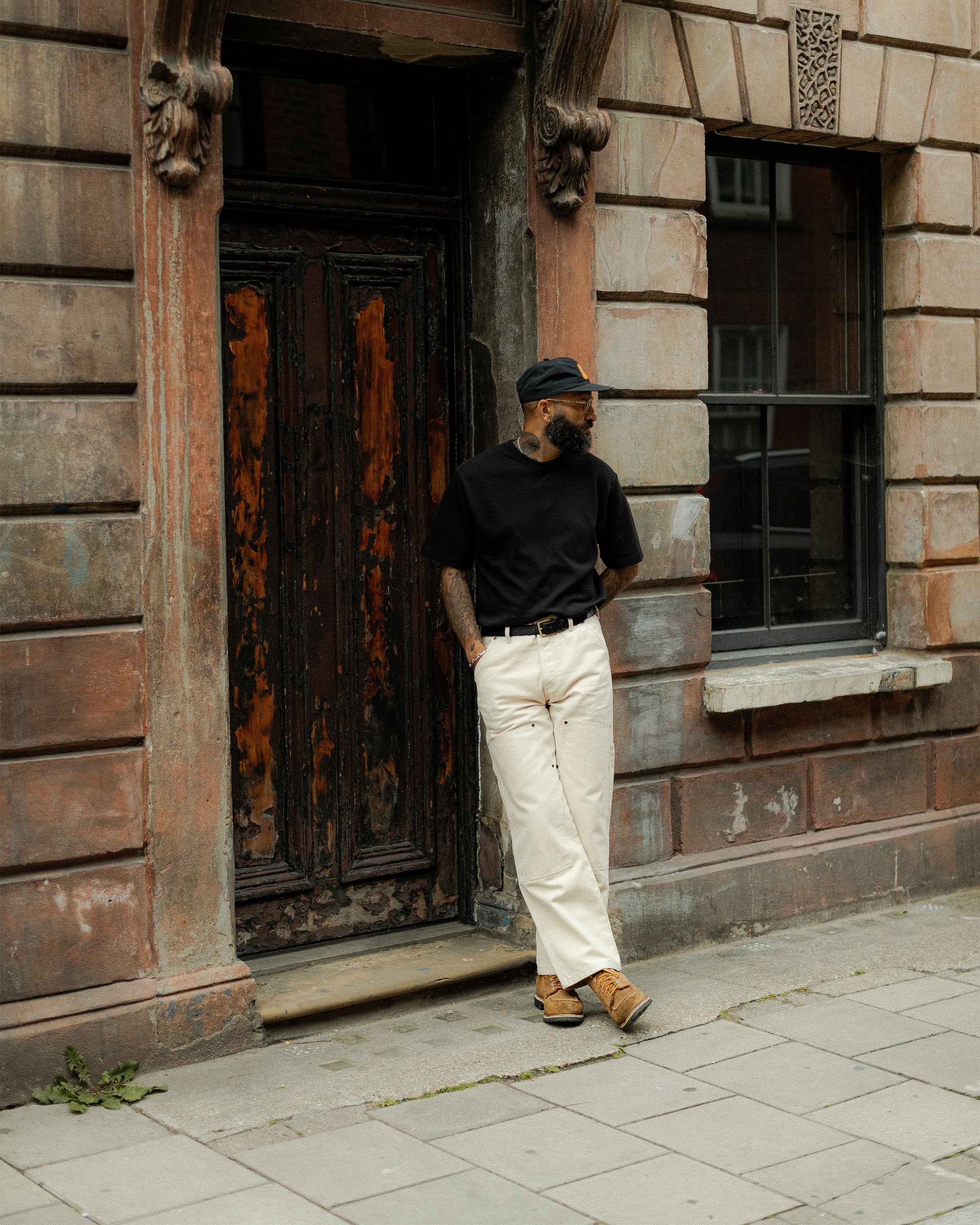 Albion Straight Fit Carpenter Pant - Bone