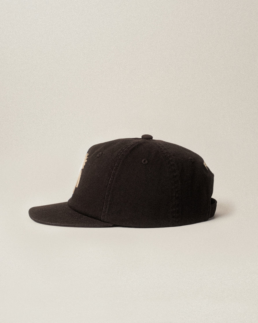 Akela 5 Panel Cap - Black