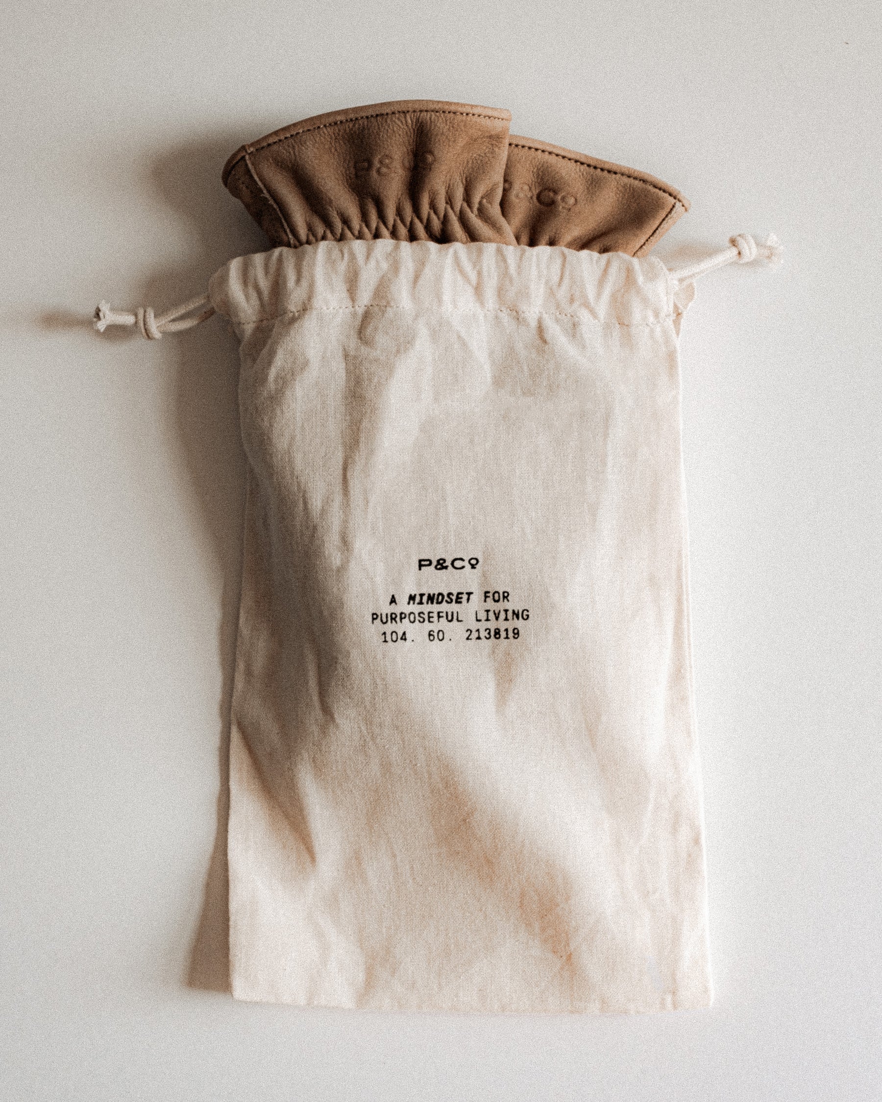 Colter Suede Riding Gloves - Tan