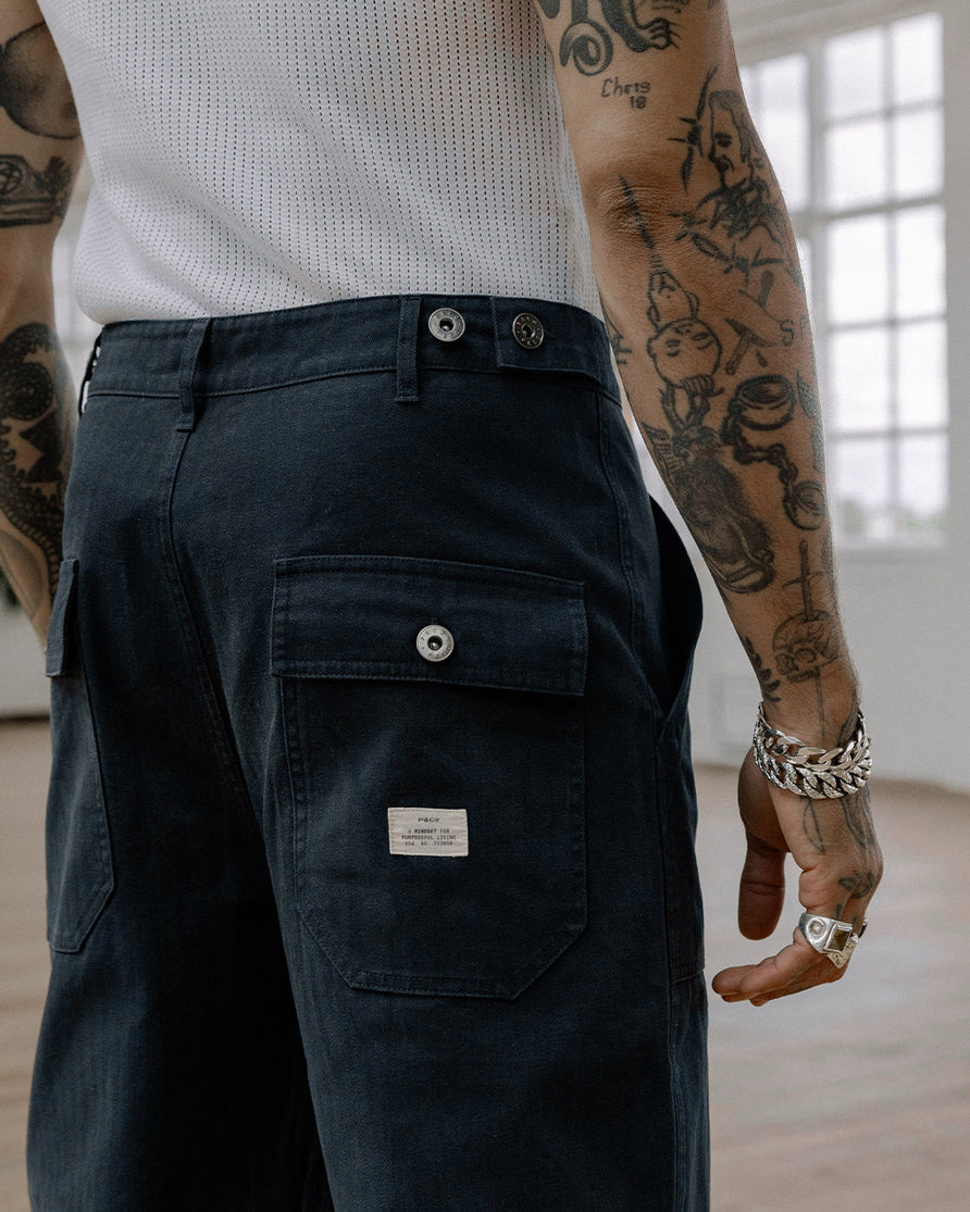 Service Fatigue Pants - Navy