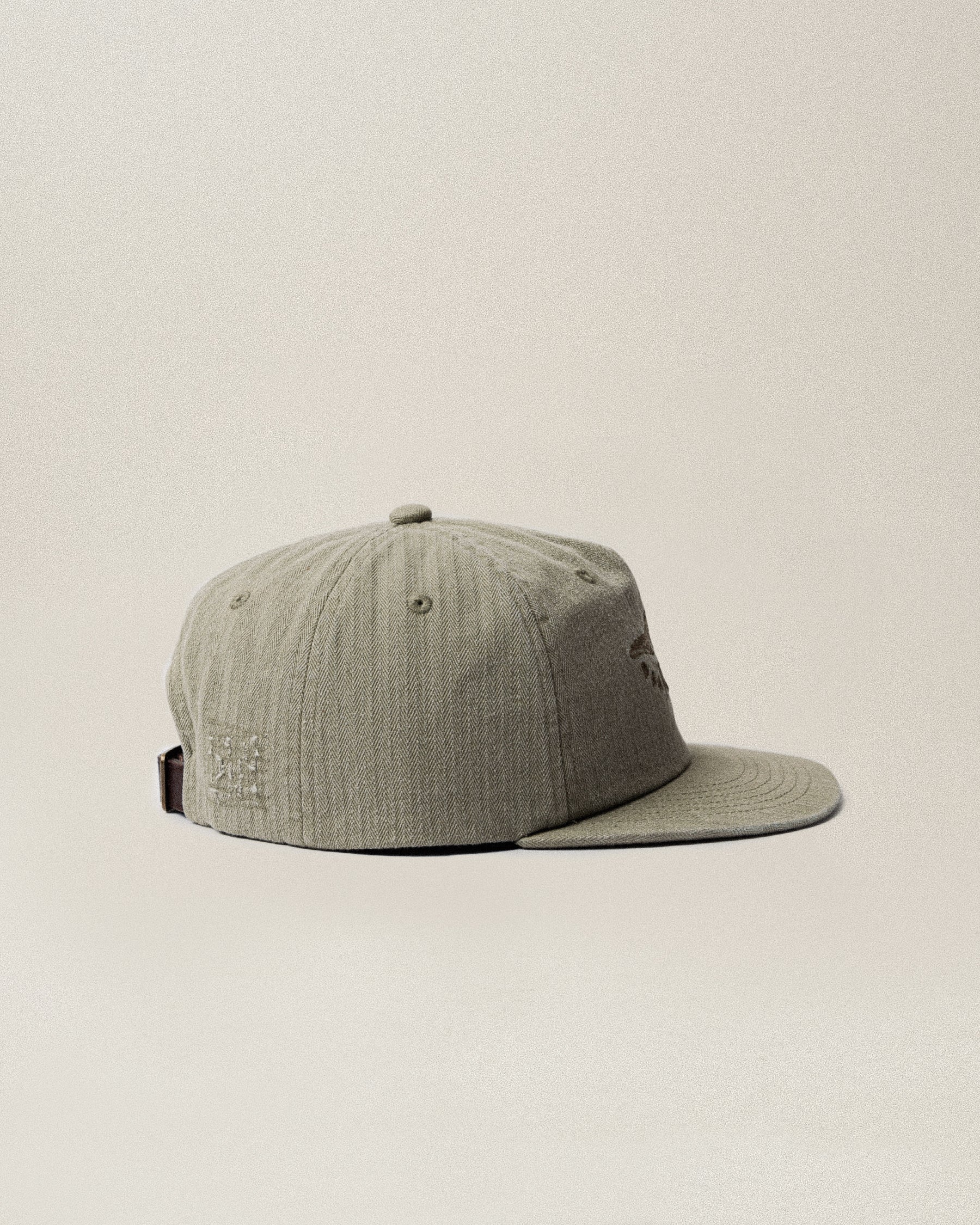 Founders Short Peak 5 Panel Cap - Military Green