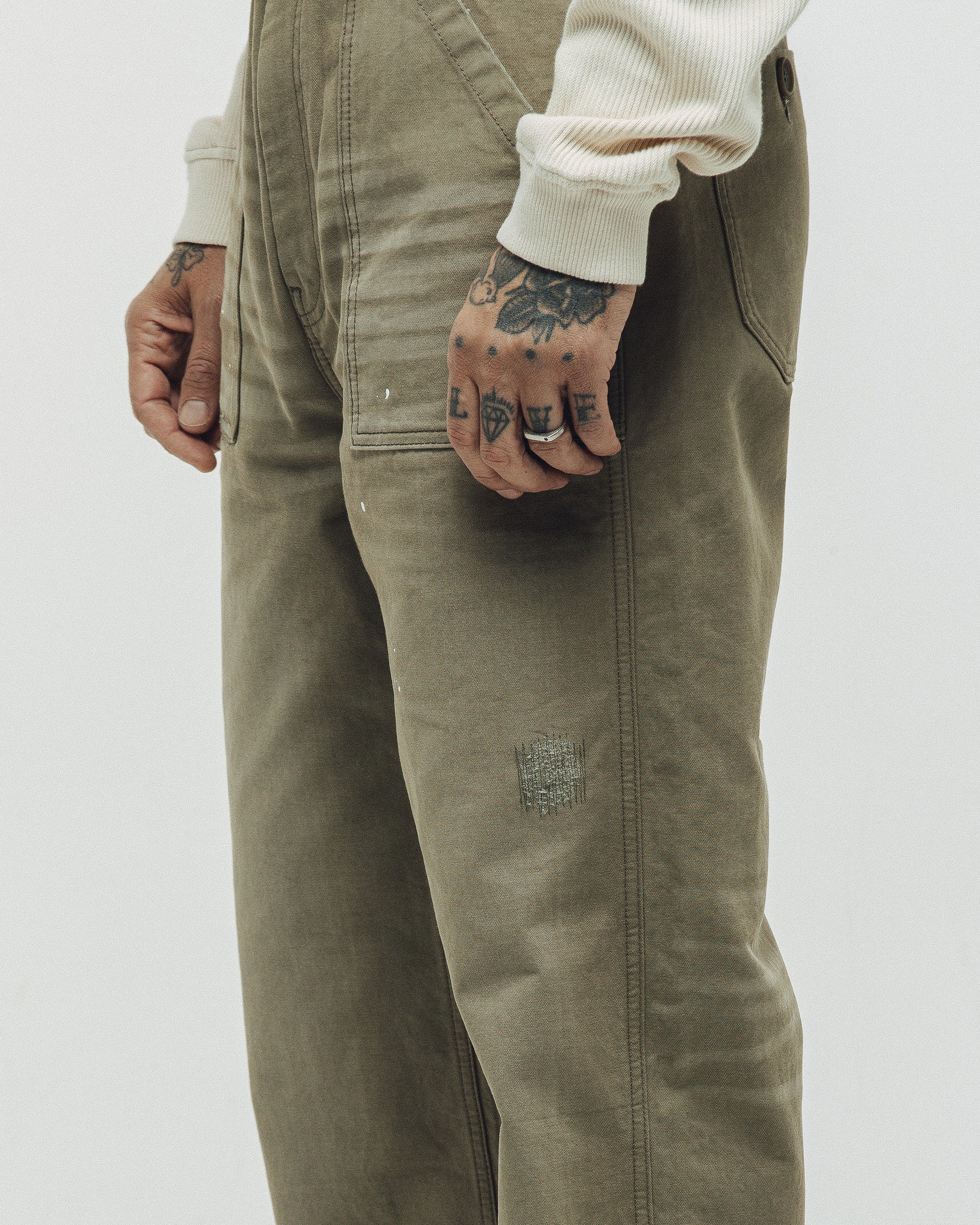 Service Founder Fatigue Pant - Military Green