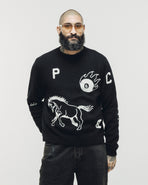 Flash Knit Jumper - Black