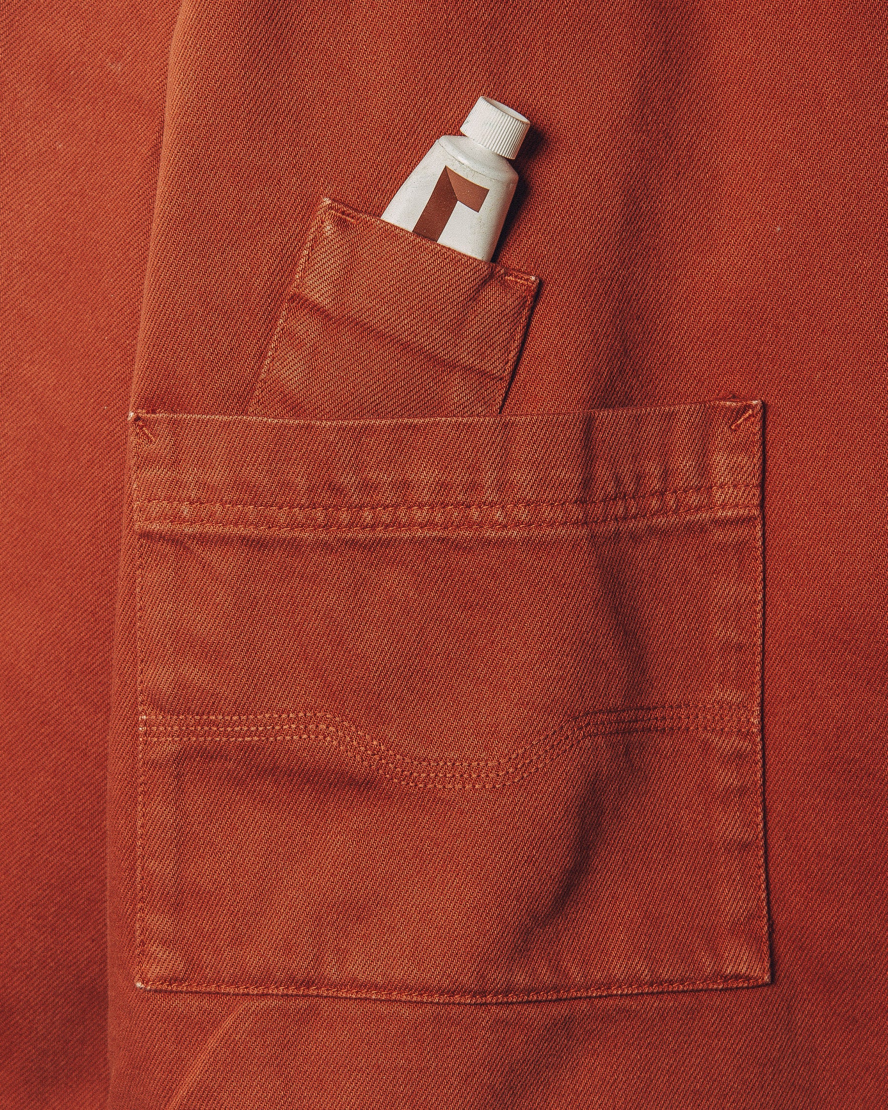 Founders Artist Smock - Brick Red