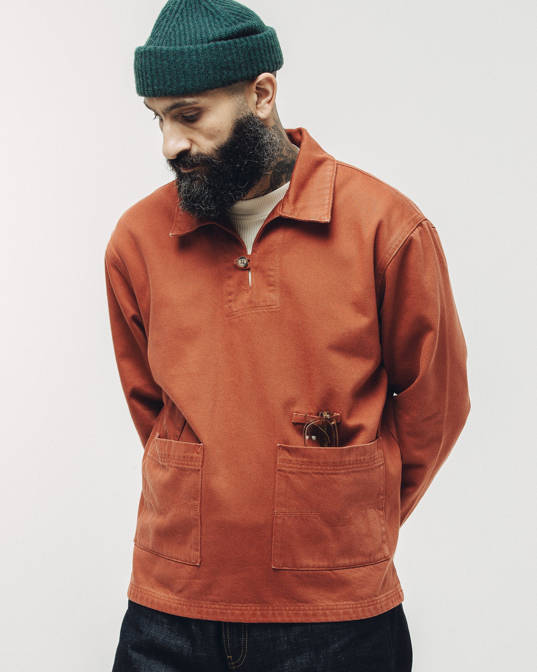 Founders Artist Smock - Brick Red