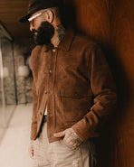 Sierra Suede Jacket - Dark Tan