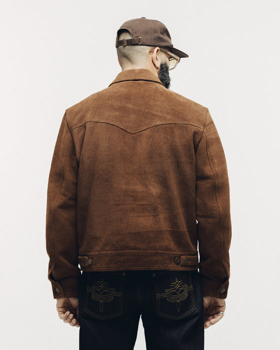 Sierra Suede Jacket - Dark Tan