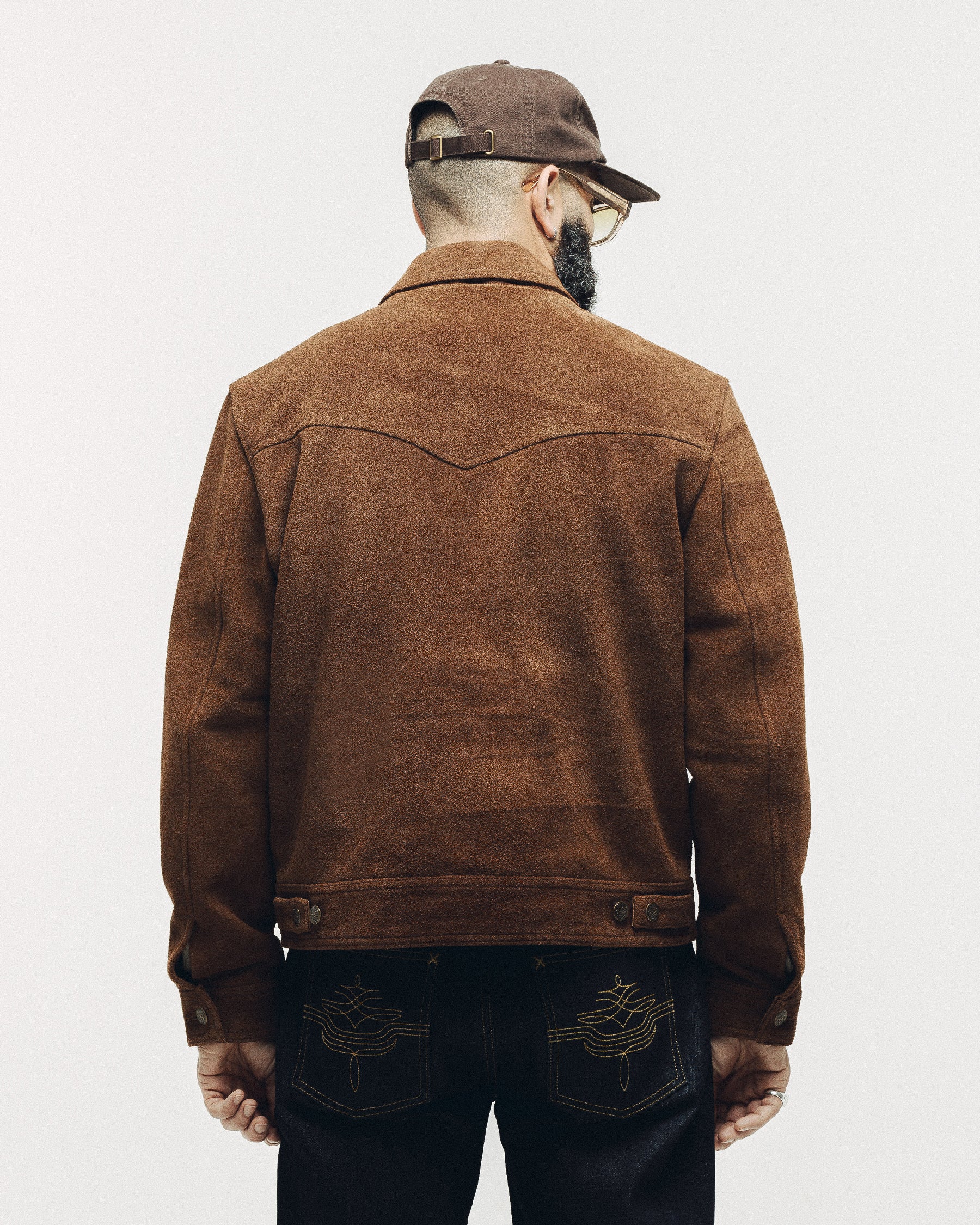 Sierra Suede Jacket - Dark Tan