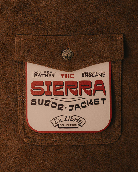 Sierra Suede Jacket - Dark Tan