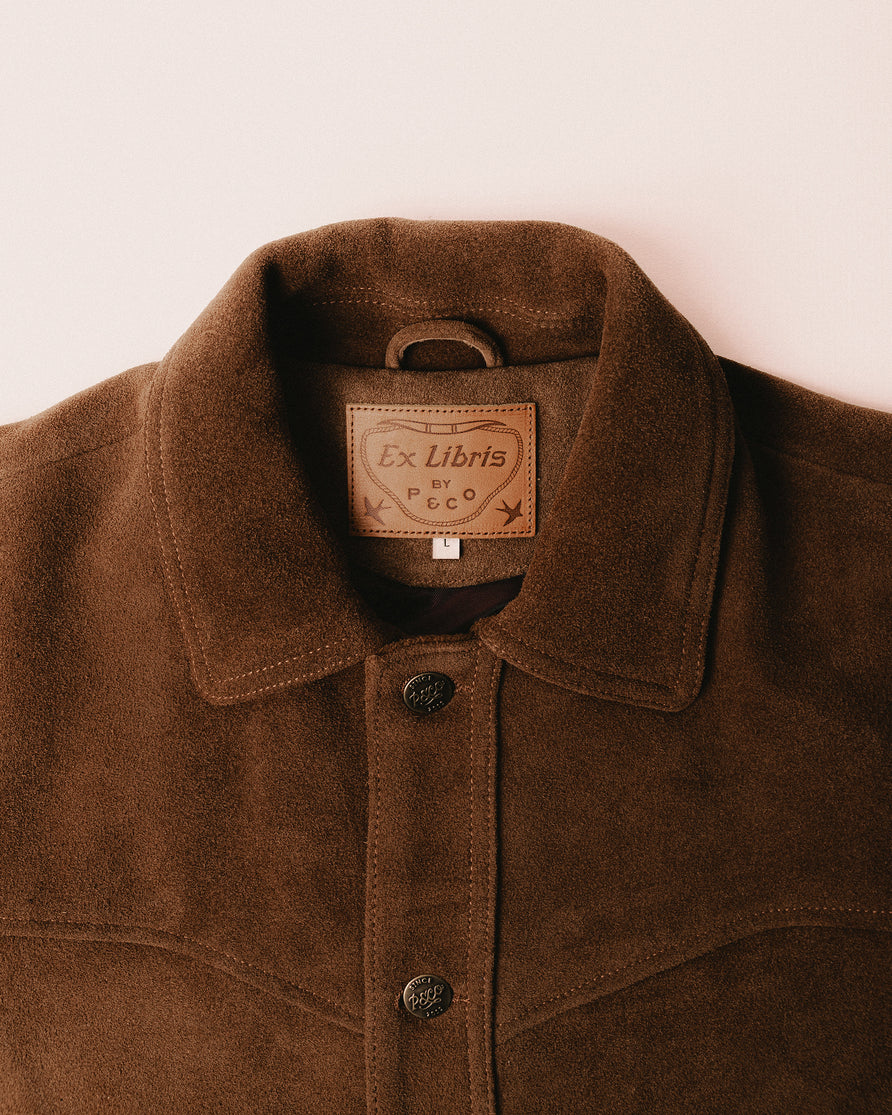 Sierra Suede Jacket - Dark Tan