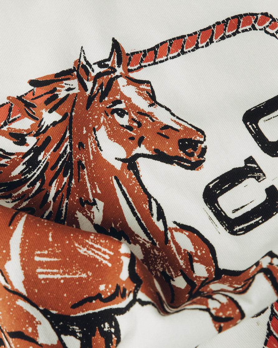 Wild Horse T-Shirt - Off White